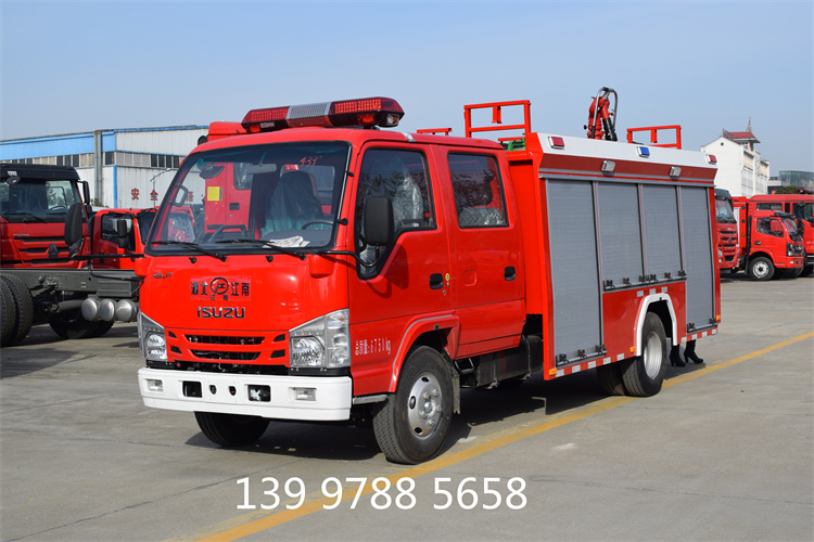 慶鈴600P 2噸水罐消防車